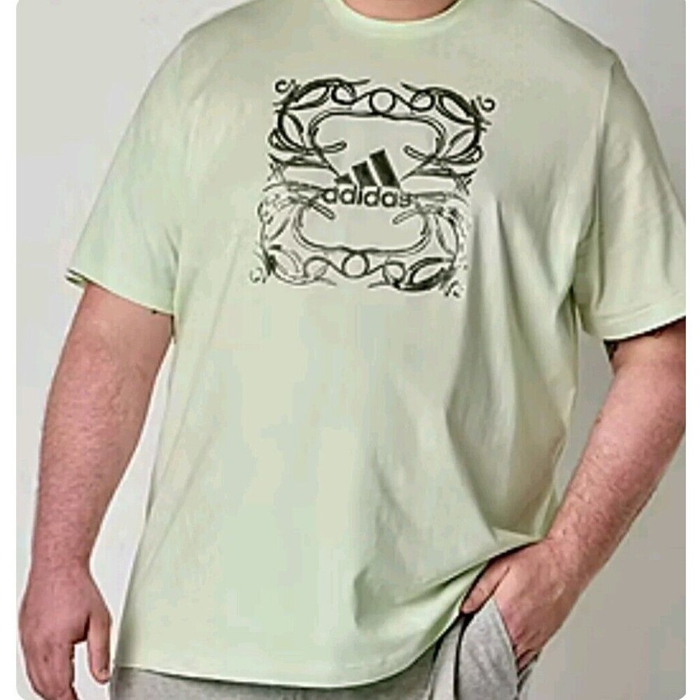 ADIDAS Mens Crew Neck Short Sleeve T-Shirt - LT